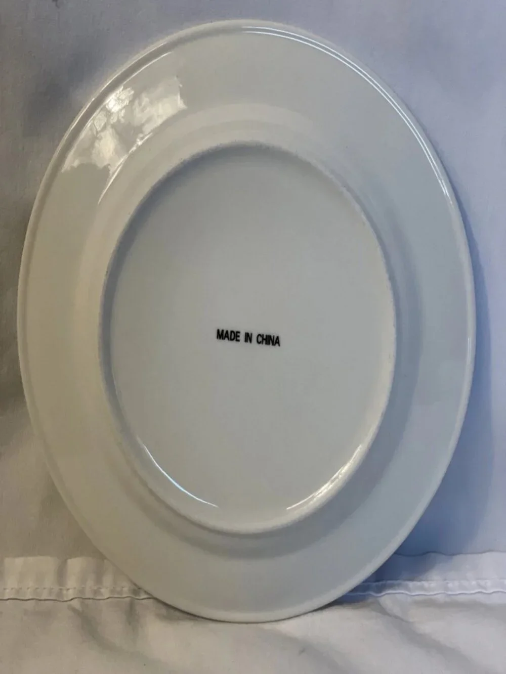 Vintage Cow Print Salad Dessert Plates Set of 2 Black White Stoneware 7.5